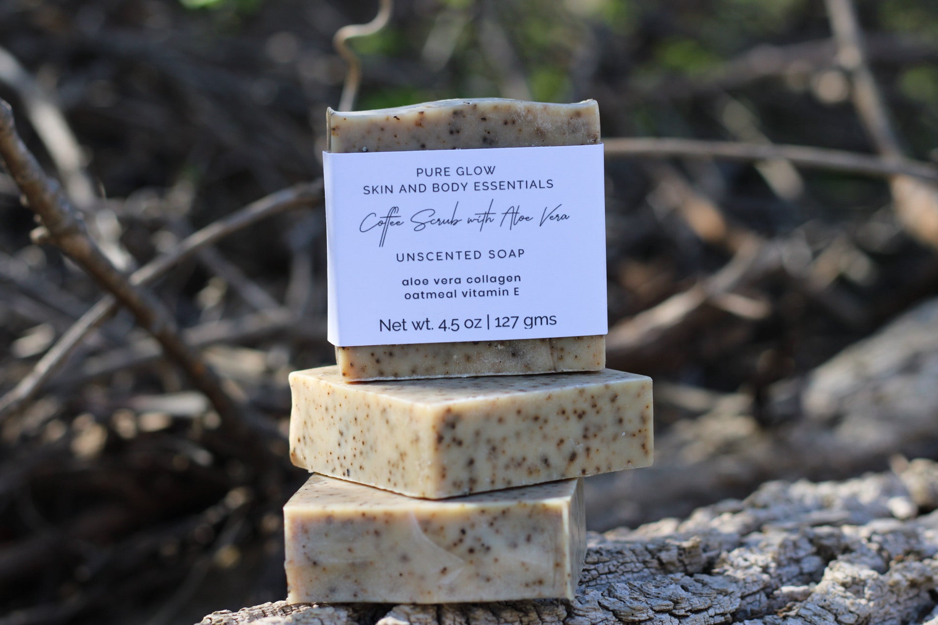 Coffee Scrub with Aloe Vera (Unscented)